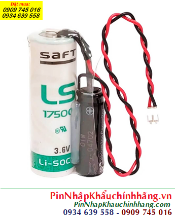 SAFT LS17500, Pin SAFT LS17500 Lithium Li-SOCl2 3.6V 3600mAh chính hãng, Xuất xứ Pháp